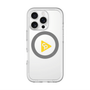 スリムプロテクションプレミアムケース with MagSafe［ オリジナル - caseplayロゴ - イエロー/C ］