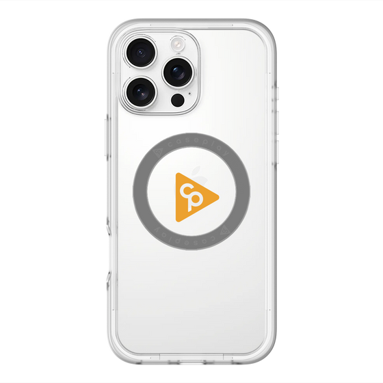 スリムプロテクションプレミアムケース with MagSafe［ オリジナル - caseplayロゴ - オレンジ/C ］