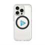 スリムプロテクションプレミアムケース with MagSafe［ オリジナル - caseplayロゴ - ライトブルー/C ］