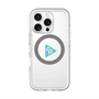 スリムプロテクションプレミアムケース with MagSafe［ オリジナル - caseplayロゴ - ライトブルー/C ］
