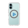 スリムプロテクションプレミアムケース with MagSafe［ オリジナル - caseplayロゴ - ブルー/C ］