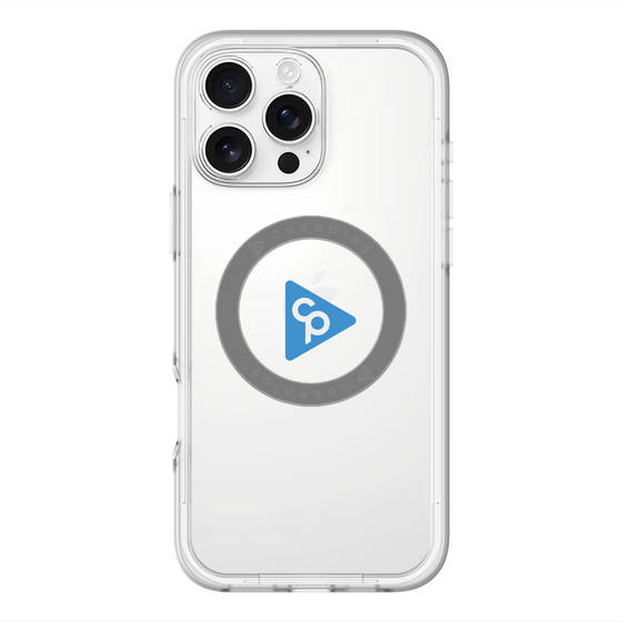 スリムプロテクションプレミアムケース with MagSafe［ オリジナル - caseplayロゴ - ブルー/C ］