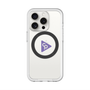 スリムプロテクションプレミアムケース with MagSafe［ オリジナル - caseplayロゴ - パープル/C ］