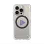 スリムプロテクションプレミアムケース with MagSafe［ オリジナル - caseplayロゴ - パープル/C ］