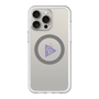 スリムプロテクションプレミアムケース with MagSafe［ オリジナル - caseplayロゴ - パープル/C ］