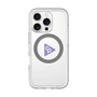 スリムプロテクションプレミアムケース with MagSafe［ オリジナル - caseplayロゴ - パープル/C ］