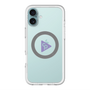 スリムプロテクションプレミアムケース with MagSafe［ オリジナル - caseplayロゴ - パープル/C ］