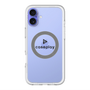 スリムプロテクションプレミアムケース with MagSafe［ オリジナル - caseplayロゴ - ブラック/D ］
