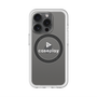 スリムプロテクションプレミアムケース with MagSafe［ オリジナル - caseplayロゴ - ホワイト/D ］