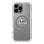 スリムプロテクションプレミアムケース with MagSafe［ オリジナル - caseplayロゴ - ホワイト/D ］