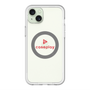 スリムプロテクションプレミアムケース with MagSafe［ オリジナル - caseplayロゴ - レッド/D ］