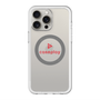 スリムプロテクションプレミアムケース with MagSafe［ オリジナル - caseplayロゴ - レッド/D ］