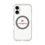 スリムプロテクションプレミアムケース with MagSafe［ オリジナル - caseplayロゴ - レッド/D ］