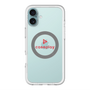 スリムプロテクションプレミアムケース with MagSafe［ オリジナル - caseplayロゴ - レッド/D ］