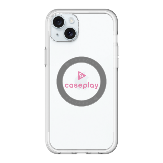 スリムプロテクションプレミアムケース with MagSafe［ オリジナル - caseplayロゴ - ピンク/D ］