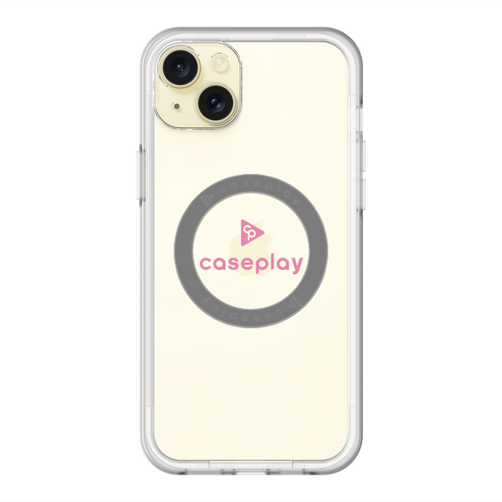 スリムプロテクションプレミアムケース with MagSafe［ オリジナル - caseplayロゴ - ピンク/D ］