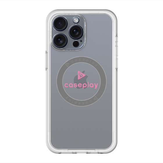 スリムプロテクションプレミアムケース with MagSafe［ オリジナル - caseplayロゴ - ピンク/D ］