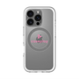 スリムプロテクションプレミアムケース with MagSafe［ オリジナル - caseplayロゴ - ピンク/D ］