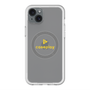 スリムプロテクションプレミアムケース with MagSafe［ オリジナル - caseplayロゴ - イエロー/D ］