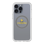 スリムプロテクションプレミアムケース with MagSafe［ オリジナル - caseplayロゴ - イエロー/D ］