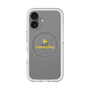 スリムプロテクションプレミアムケース with MagSafe［ オリジナル - caseplayロゴ - イエロー/D ］