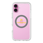 スリムプロテクションプレミアムケース with MagSafe［ オリジナル - caseplayロゴ - イエロー/D ］