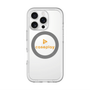スリムプロテクションプレミアムケース with MagSafe［ オリジナル - caseplayロゴ - オレンジ/D ］