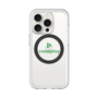 スリムプロテクションプレミアムケース with MagSafe［ オリジナル - caseplayロゴ - グリーン/D ］