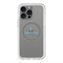 スリムプロテクションプレミアムケース with MagSafe［ オリジナル - caseplayロゴ - ライトブルー/D ］