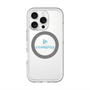 スリムプロテクションプレミアムケース with MagSafe［ オリジナル - caseplayロゴ - ライトブルー/D ］