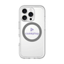 スリムプロテクションプレミアムケース with MagSafe［ オリジナル - caseplayロゴ - パープル/D ］