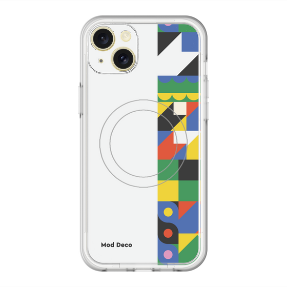 スリムプロテクションプレミアムケース with MagSafe［ Mod Deco - オリジナル - 幾何学模様/B ］