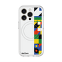 スリムプロテクションプレミアムケース with MagSafe［ Mod Deco - オリジナル - 幾何学模様/B ］