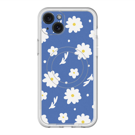 スリムプロテクションプレミアムケース with MagSafe［ Mod Deco - オリジナル - フラワー/B ］