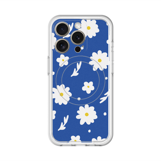 スリムプロテクションプレミアムケース with MagSafe［ Mod Deco - オリジナル - フラワー/B ］