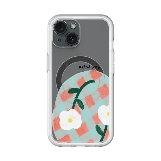 スリムプロテクションプレミアムケース with MagSafe［ Mod Deco - オリジナル - フラワー/D ］