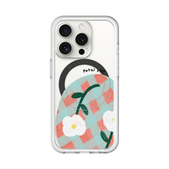 スリムプロテクションプレミアムケース with MagSafe［ Mod Deco - オリジナル - フラワー/D ］