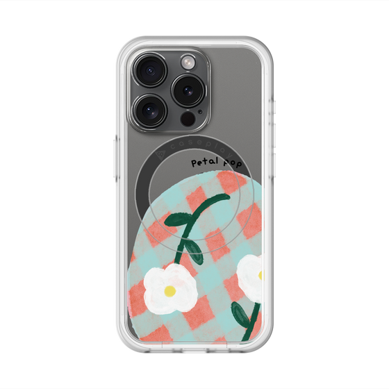 スリムプロテクションプレミアムケース with MagSafe［ Mod Deco - オリジナル - フラワー/D ］