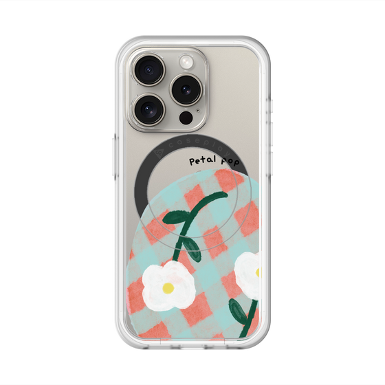 スリムプロテクションプレミアムケース with MagSafe［ Mod Deco - オリジナル - フラワー/D ］
