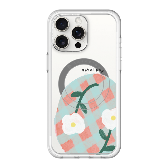 スリムプロテクションプレミアムケース with MagSafe［ Mod Deco - オリジナル - フラワー/D ］