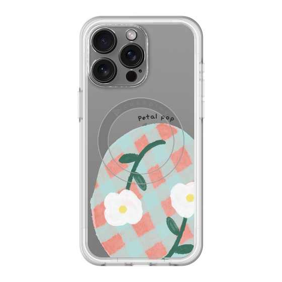 スリムプロテクションプレミアムケース with MagSafe［ Mod Deco - オリジナル - フラワー/D ］