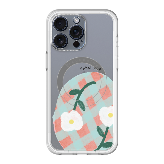 スリムプロテクションプレミアムケース with MagSafe［ Mod Deco - オリジナル - フラワー/D ］