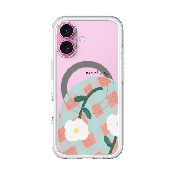 スリムプロテクションプレミアムケース with MagSafe［ Mod Deco - オリジナル - フラワー/D ］