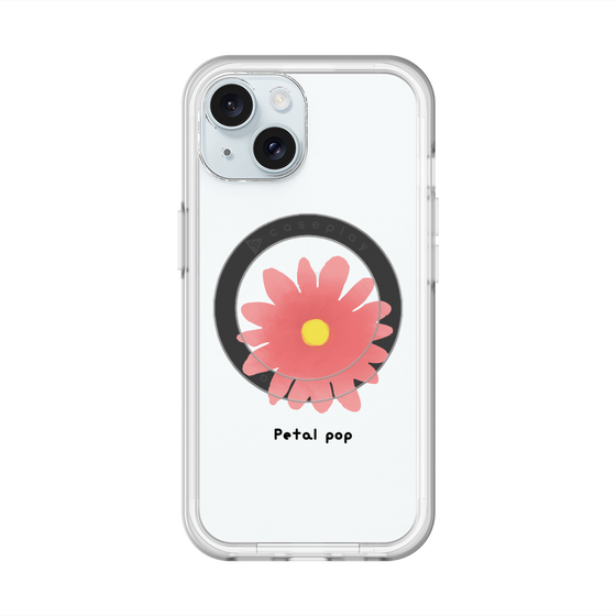 スリムプロテクションプレミアムケース with MagSafe［ Mod Deco - オリジナル - フラワー/E ］