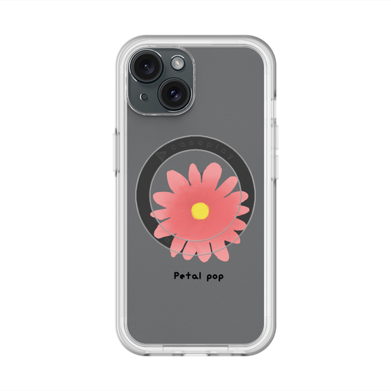 スリムプロテクションプレミアムケース with MagSafe［ Mod Deco - オリジナル - フラワー/E ］