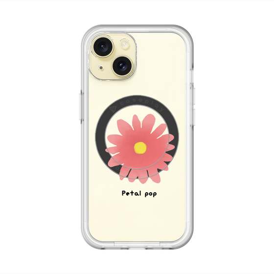 スリムプロテクションプレミアムケース with MagSafe［ Mod Deco - オリジナル - フラワー/E ］