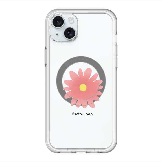 スリムプロテクションプレミアムケース with MagSafe［ Mod Deco - オリジナル - フラワー/E ］