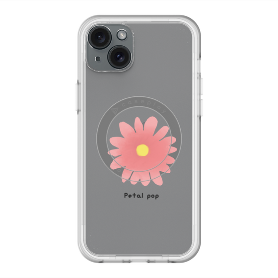スリムプロテクションプレミアムケース with MagSafe［ Mod Deco - オリジナル - フラワー/E ］