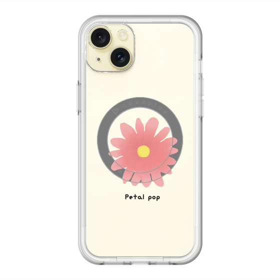 スリムプロテクションプレミアムケース with MagSafe［ Mod Deco - オリジナル - フラワー/E ］