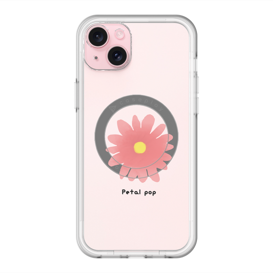 スリムプロテクションプレミアムケース with MagSafe［ Mod Deco - オリジナル - フラワー/E ］